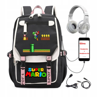 VEĽKÝ BATOH VODEODOLNÉ VZORY Super Mario Bros
